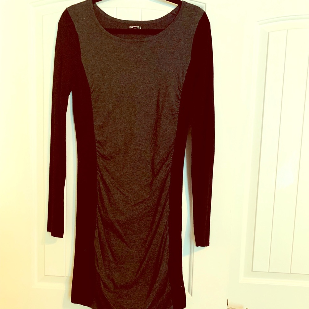 Express fitted sweater dress, medium